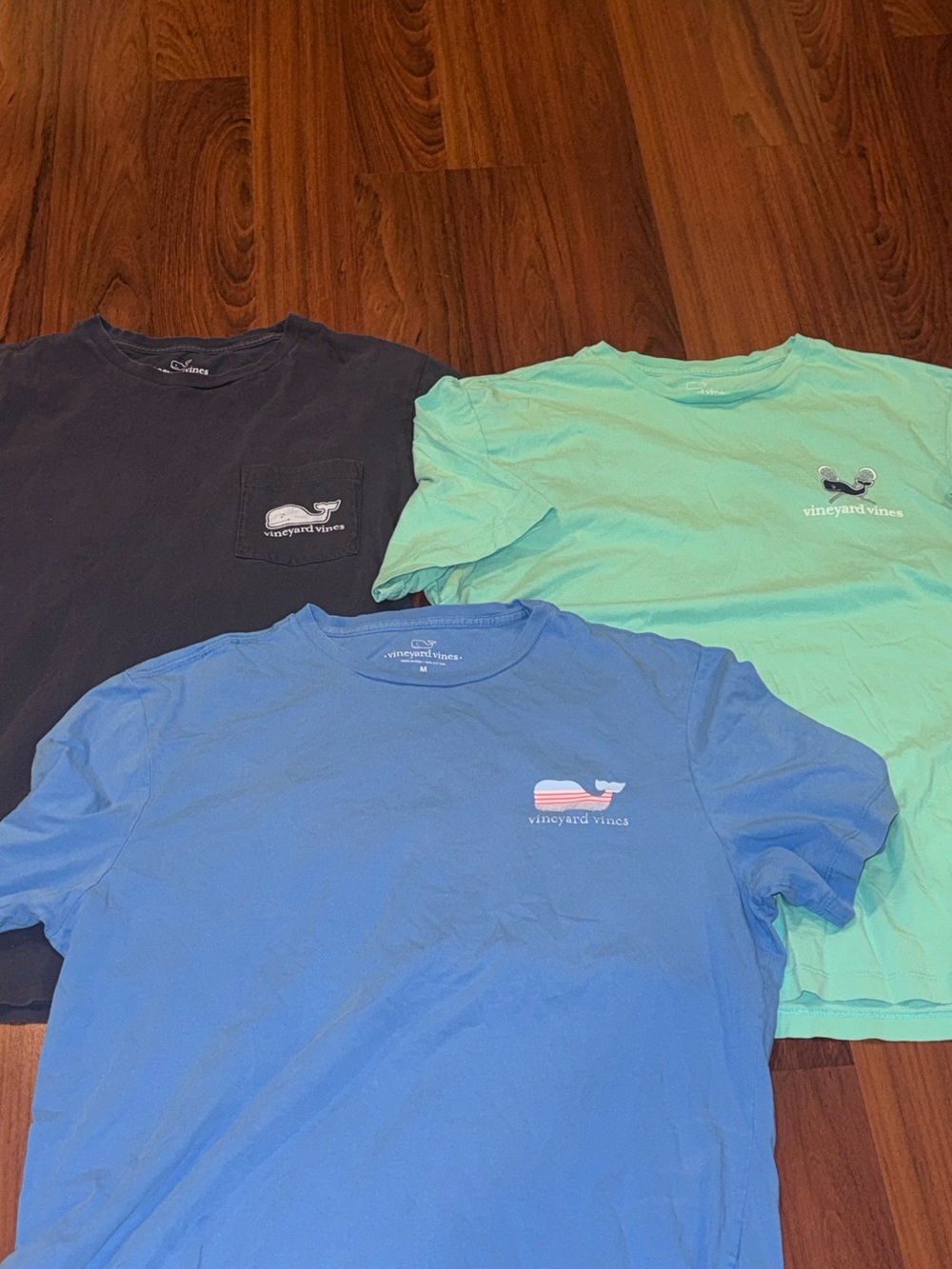 Vineyard Vines Men’s T Shirt Size Medium Blue Green Travis Mathew Bad Birdie - Picture 2 of 5
